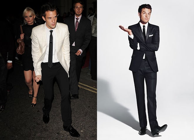 Brandon Flowers in Traditional Suits