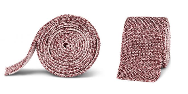 Burberry London Flecked Knitted Silk Tie