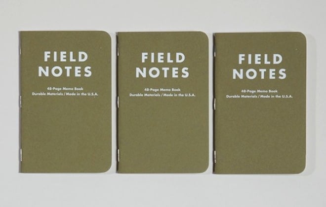 Field Notes - Graph Paper - Olive