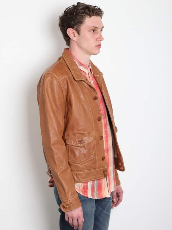 Levi's Vintage 1930 Menlo Tan Leather Jacket