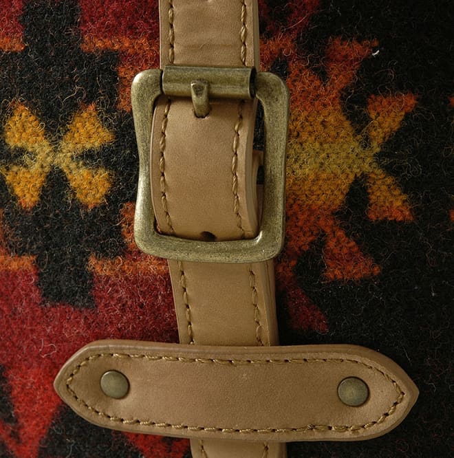 Pendleton Messenger Bag Brown & Red Yuma