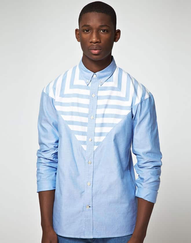 Paul Smith Jeans Classic Fit Contrast Stripe Shirt