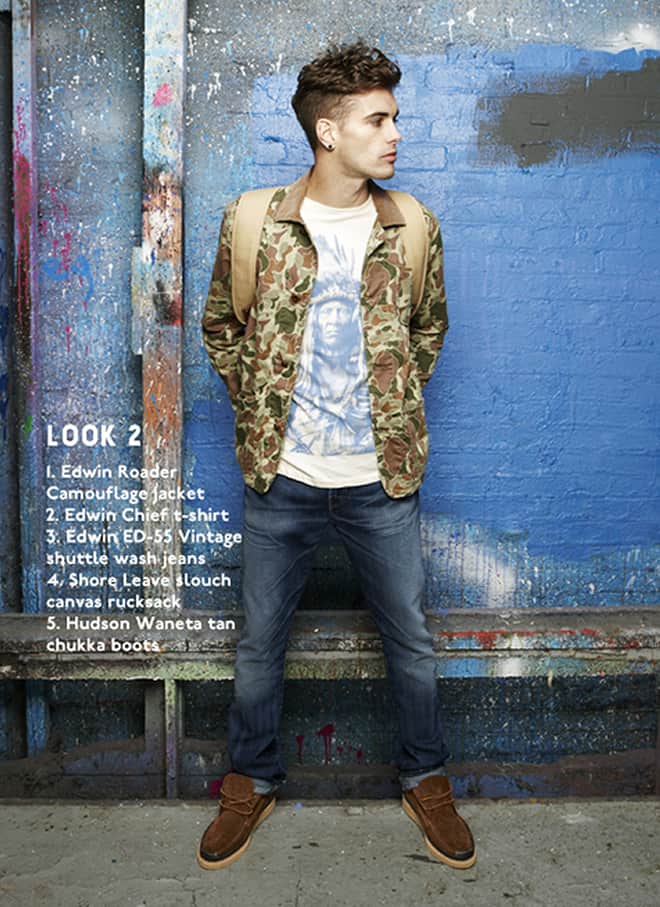 Edwin Roader Camouflage Jacket