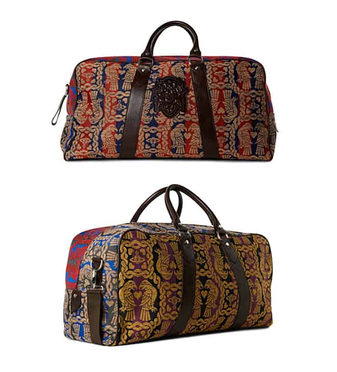 Vivienne Westwood Eagle Print Canvas Holdall