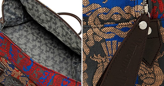 Vivienne Westwood Eagle Print Canvas Holdall
