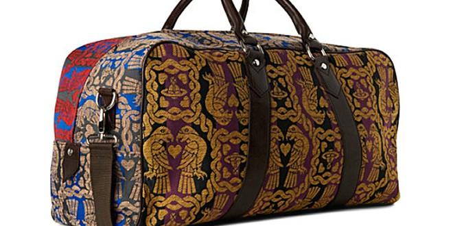 Vivienne Westwood Eagle Print Canvas Holdall