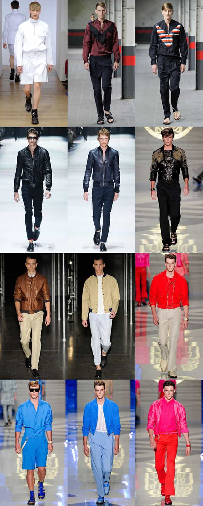 Men's Blouson Jackets on the Spring/Summer 2012 Runways