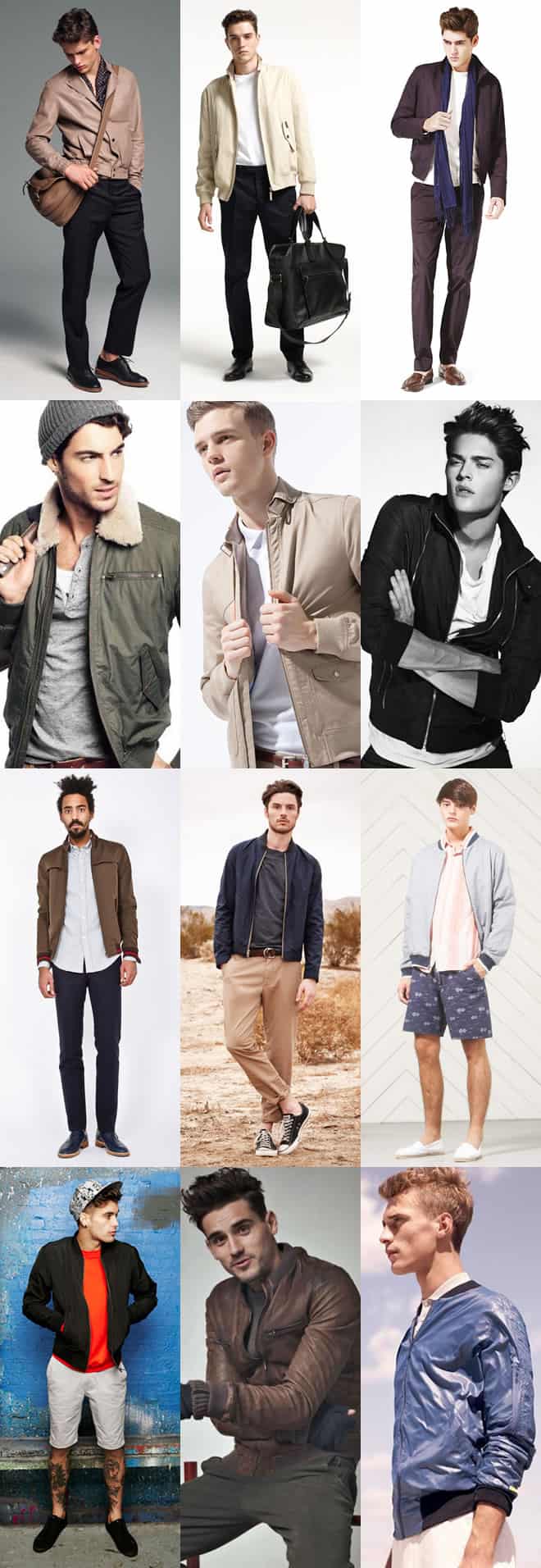Men's Blouson Jackets on the Spring/Summer 2012 Runways