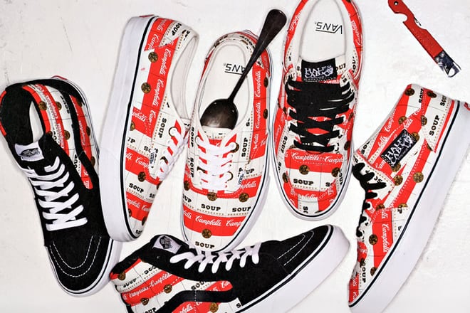 Supreme x Vans Authentic ‘Campbell’s Soup’ Collection Spring 2012