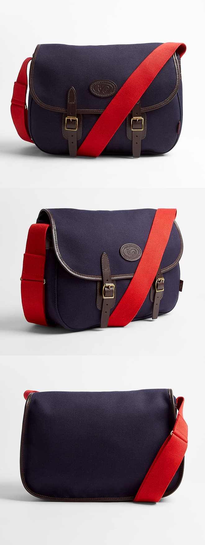 Chapman Bags Navy Canvas Fly Fisher Messenger