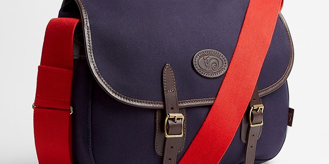 Chapman Bags Navy Canvas Fly Fisher Messenger
