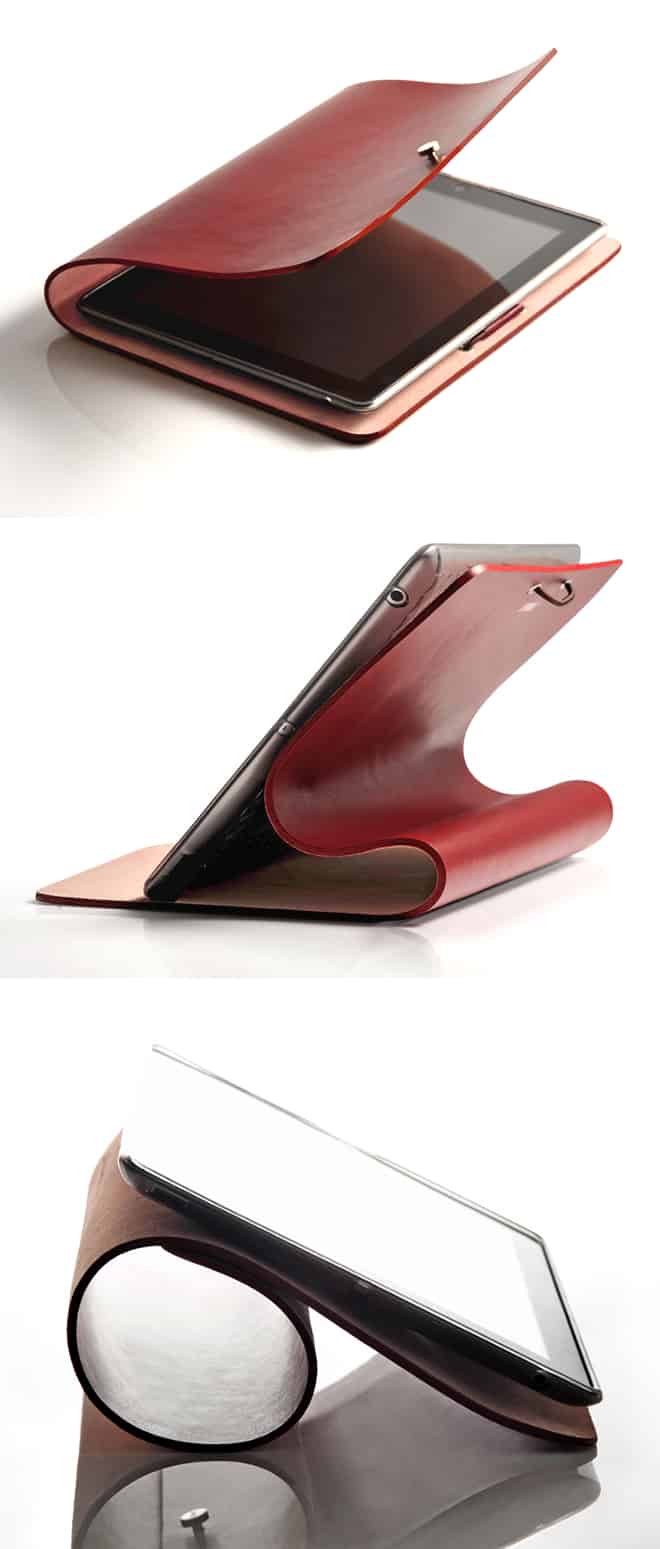Evouni Leather Arc Cover For iPad 2