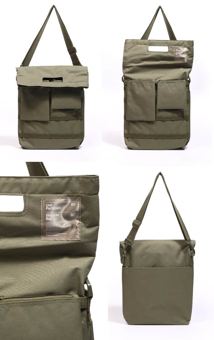 Unit Portables 15 Inch Laptop Bag Olive