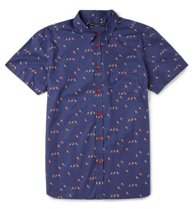 Marc by Marc Jacobs Bird-Print Cotton Shirt