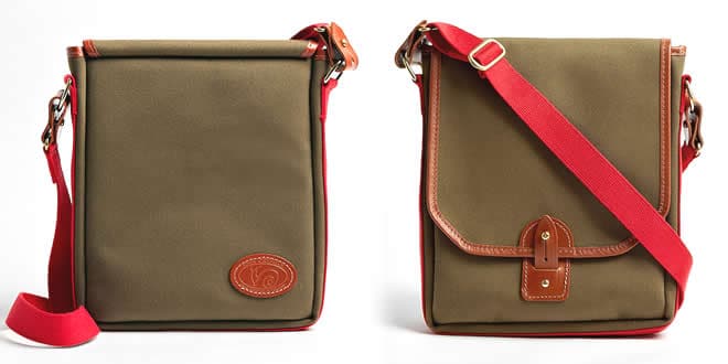 Chapman Bags Deep Olive Canvas iPad Day Bag