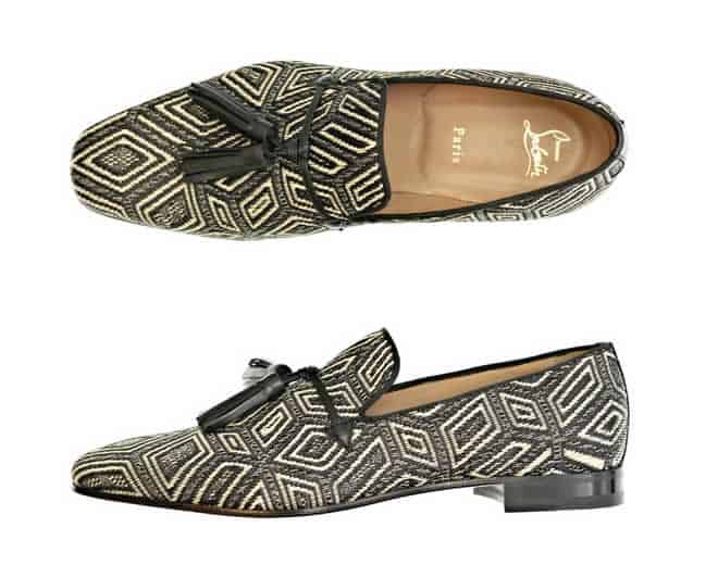 Christian Louboutin Daddy Panama Geometrico loafers