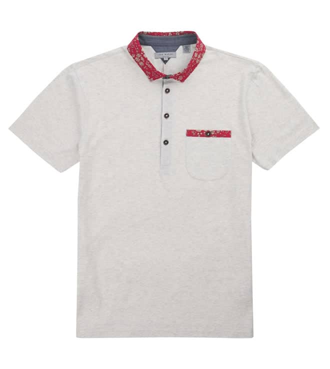 Ted Baker NEWMEAT - Woven collar polo