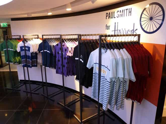 Paul Smith Pop Up Cycling Space at Harrods