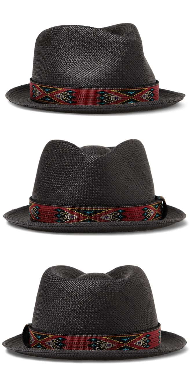 Rag & Bone Straw Trilby Hat