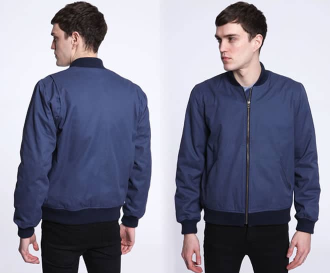 APC Madras Marine Twill Bomber Jacket