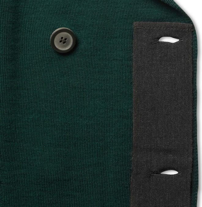 Lanvin Double-Breasted Merino Wool Cardigan