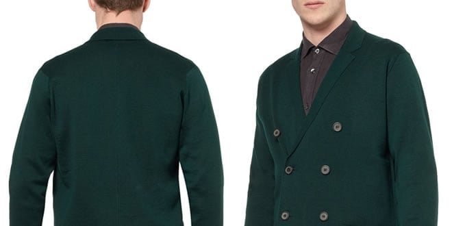 Lanvin Double-Breasted Merino Wool Cardigan