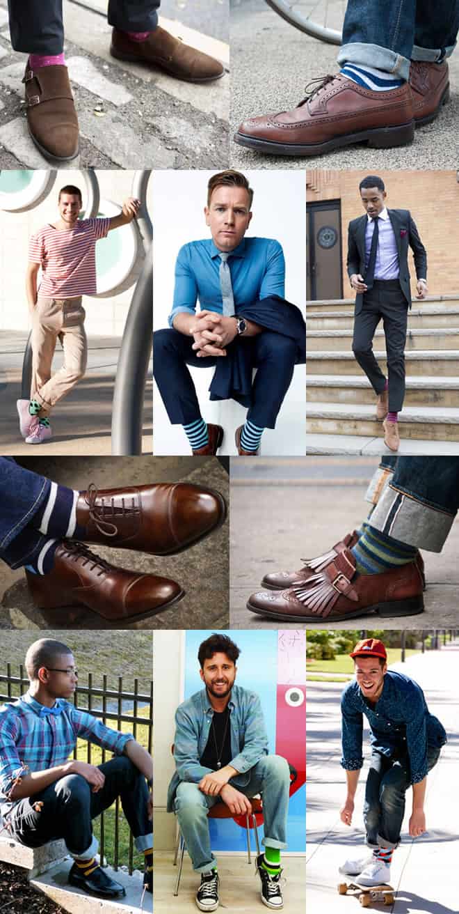 Men's Patterned Socks Lookbook