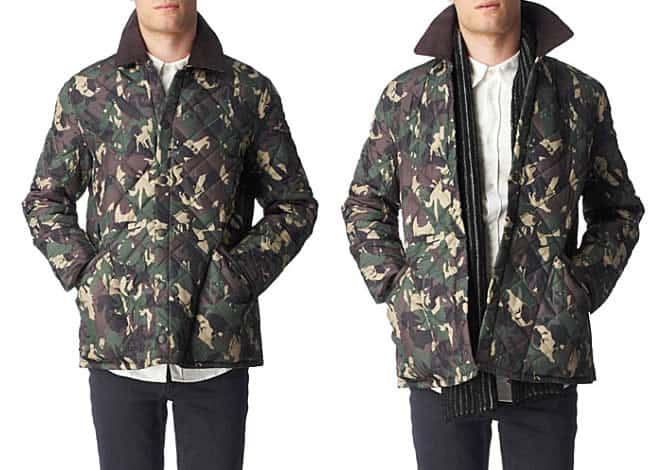 BARBOUR Highfield quilted camo jacket