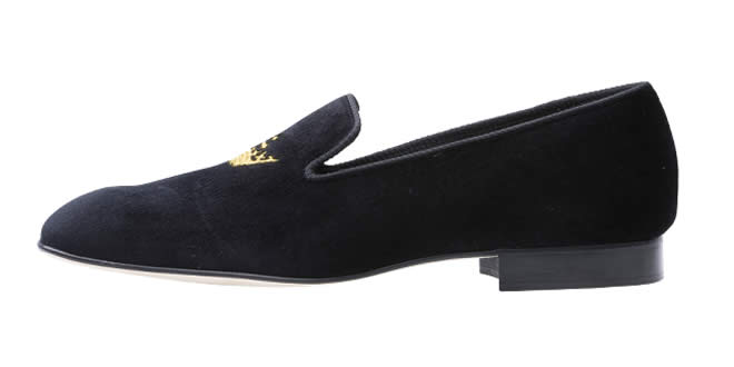 Church’s Sovereign Crown Velvet Slippers