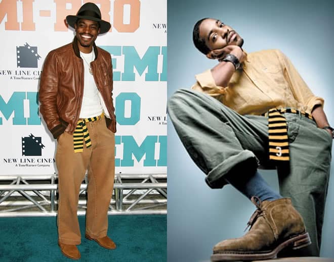 Andre 3000 Hip Hop/Preppy Hybrid Looks