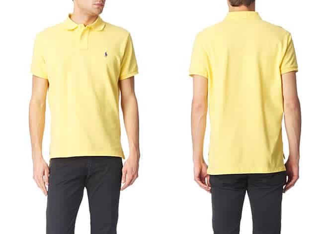 RALPH LAUREN Custom–fit mesh polo shirt