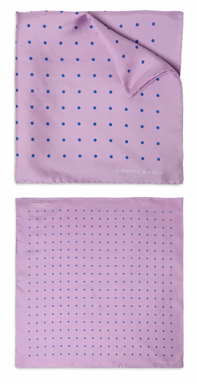 Turnbull & Asser Rolled-Seam Silk Pocket Square