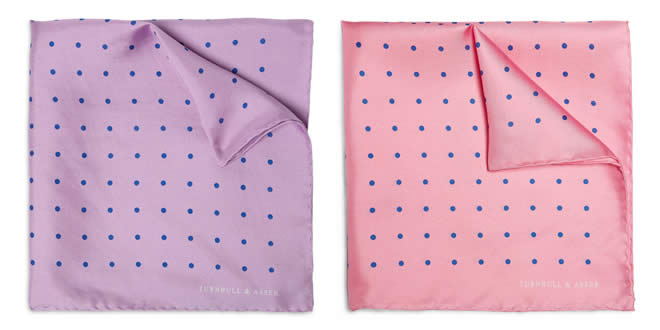 Turnbull & Asser Rolled-Seam Silk Pocket Square