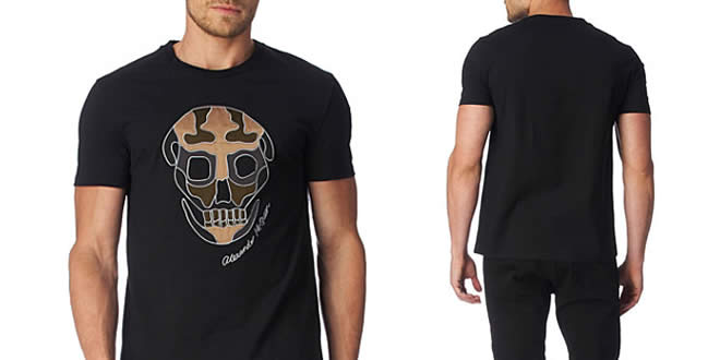 Alexander McQueen Camouflage Skull T-shirt