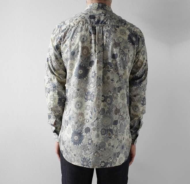 Albam Club Collar Floral Print Shirt