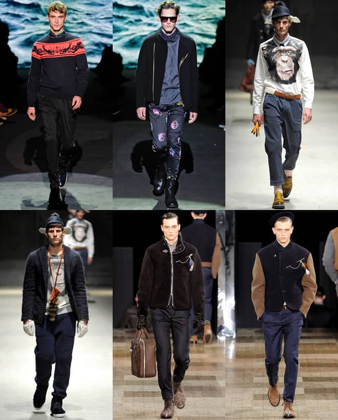 Animal Influence - Paul Smith, Andrea Pompilio and Louis Vuitton Menswear AW12