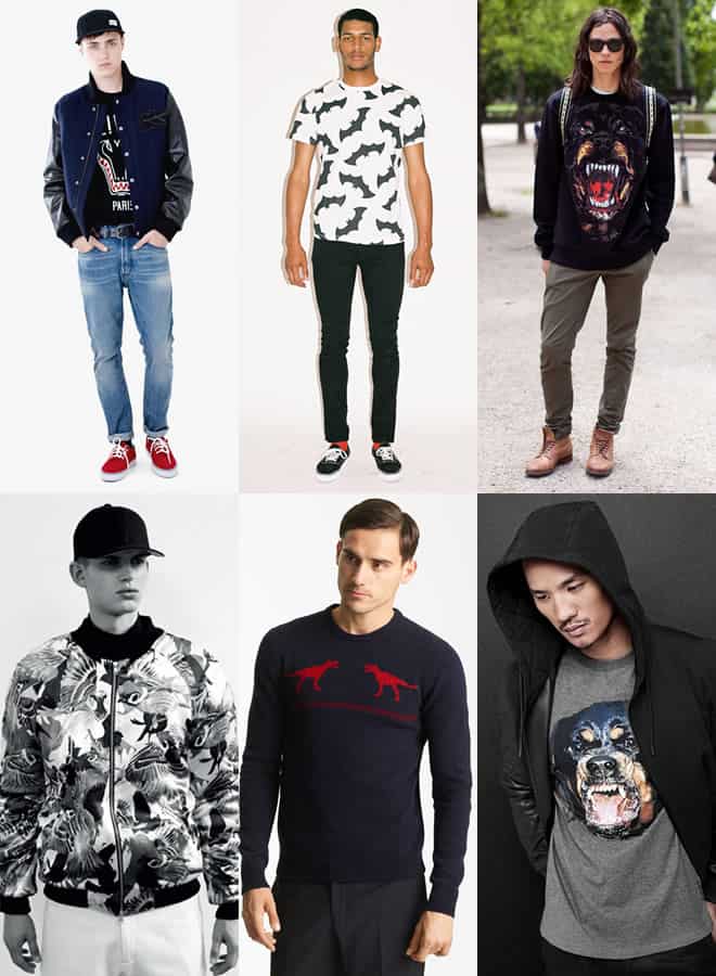 Men's Animal Motif Apparel Lookbook
