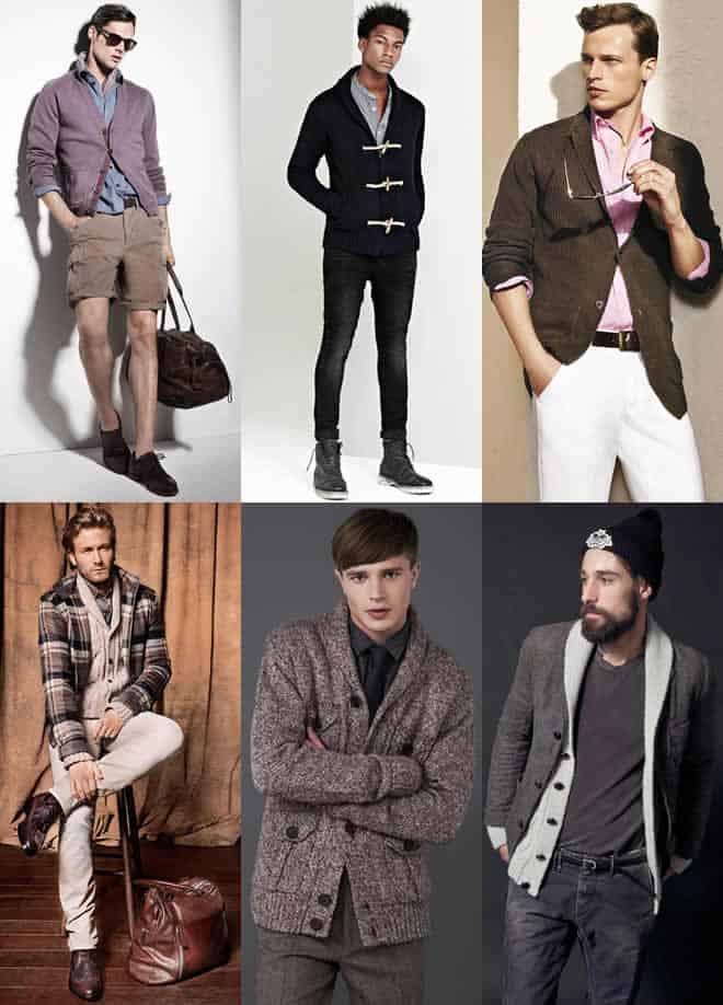 Men's Thick Cardi Lookbook