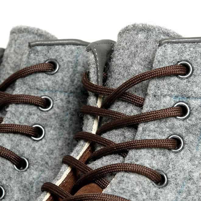 Diemme Firenze Boot Chocolate Vesuvio Suede & Grey Felt