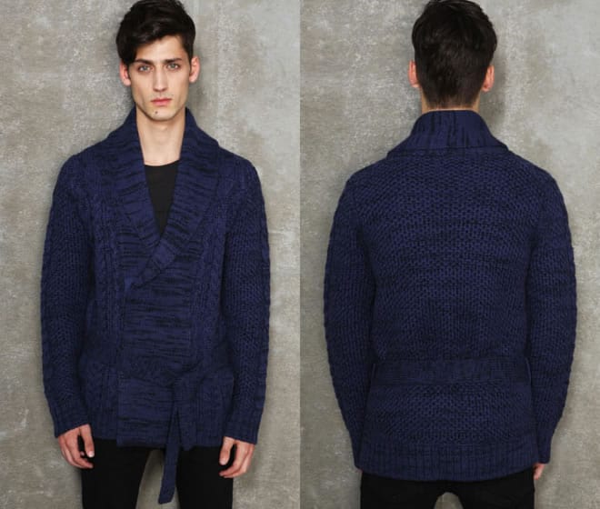 Eleven Paris Tie Up Long Meteor Cardigan