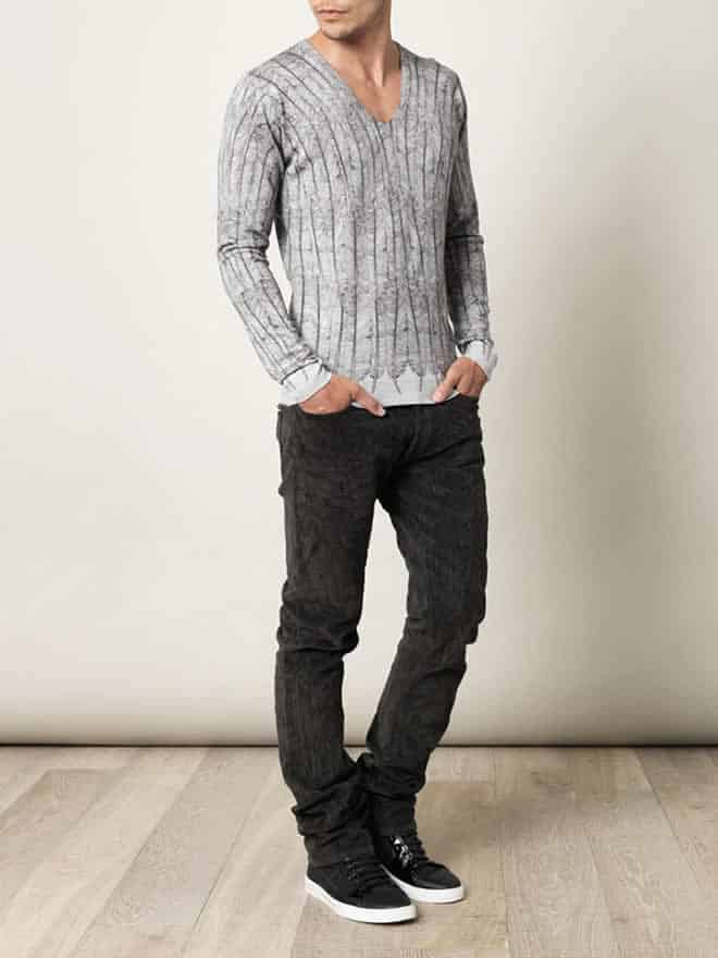 Alexander McQueen Feather-Print Jumper