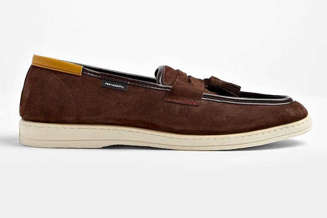 Universal Works Chocolate Suede Maians Soul Boy Loafers