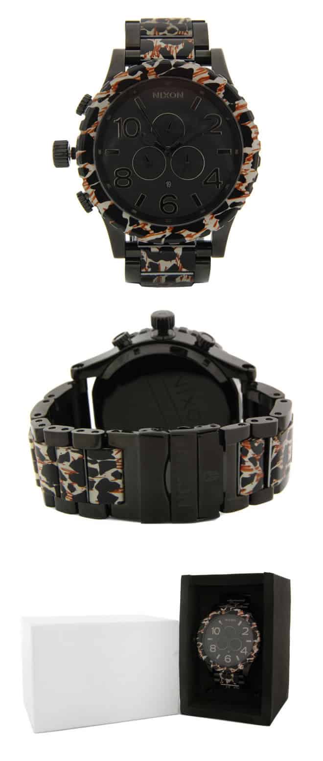 NIXON The 51-30 Chrono Leopard & Black Watch