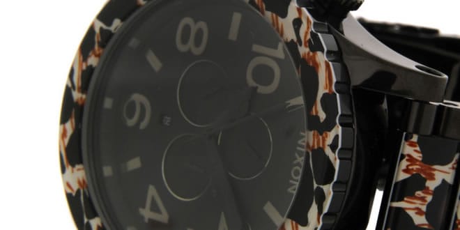NIXON The 51-30 Chrono Leopard & Black Watch