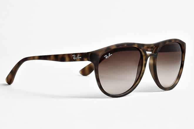 Ray-Ban Tortoiseshell Coated Keyhole 4170 Sunglasses