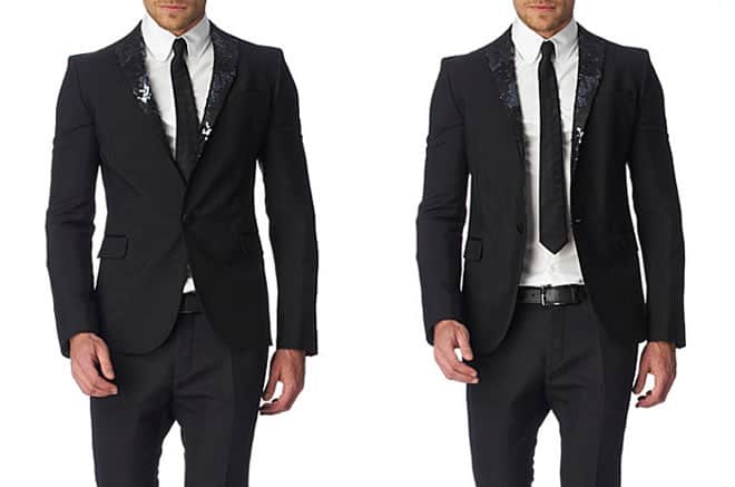 D SQUARED Sequin-lapel jacket