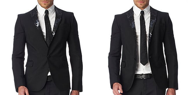Dsquared2 Sequinned-Lapel Jacket