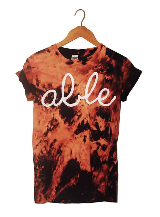 Able Clothing Acid Wash T-Shirts