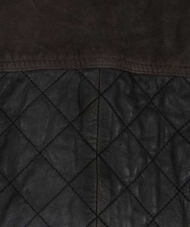 AllSaints Alter Leather Shirt