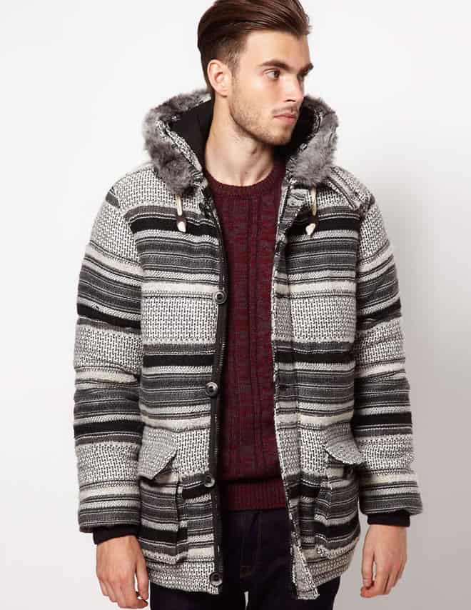 ASOS Stripe Parka